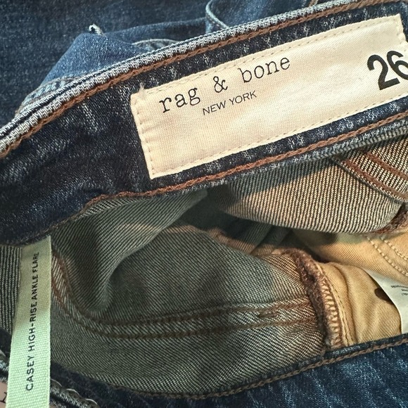 Rag & Bone Casey High Rise Ankle Comfort Stretch Flare Jeans Chelsea Size 26 - Picture 6 of 12